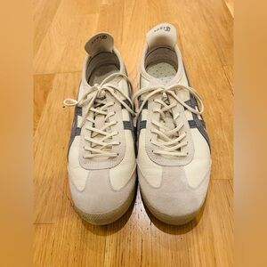 Onitsuka Tiger by Asics White and Gray Mexico 66 Sneakers